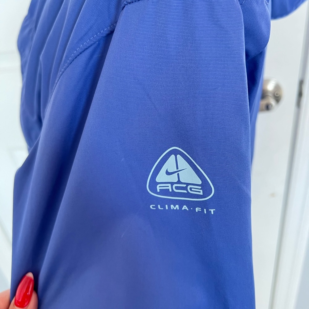 Nike ACG Women's Blue Purple Full Zip Windbreaker Jacket Size Small polyester - Picture 7 of 16